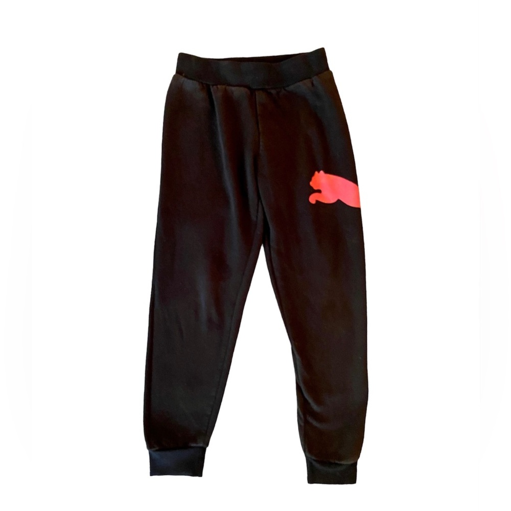 Girls Puma Fleece Joggers